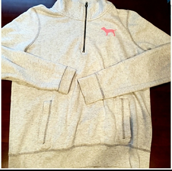 2 PINK Bundle Victoria's Secret Sweatshirt's -2 - Picture 3 of 6